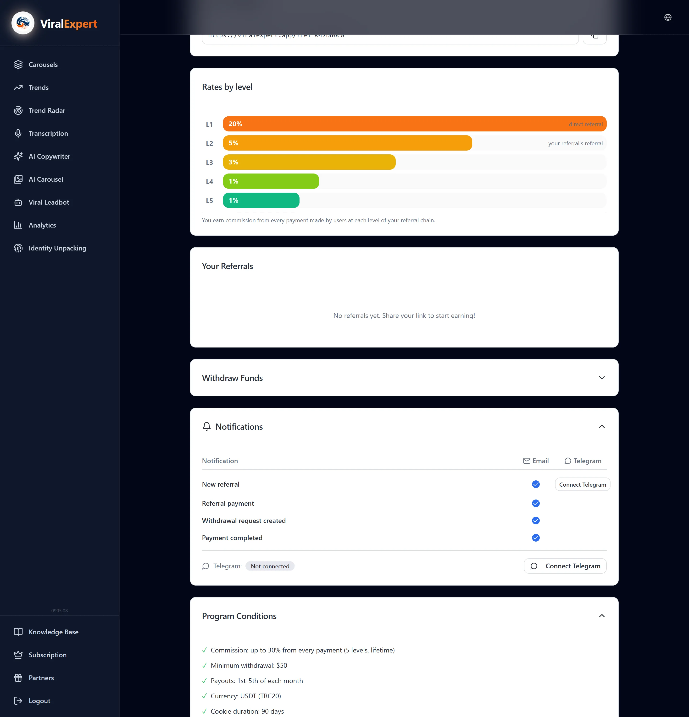 Notifications and rules