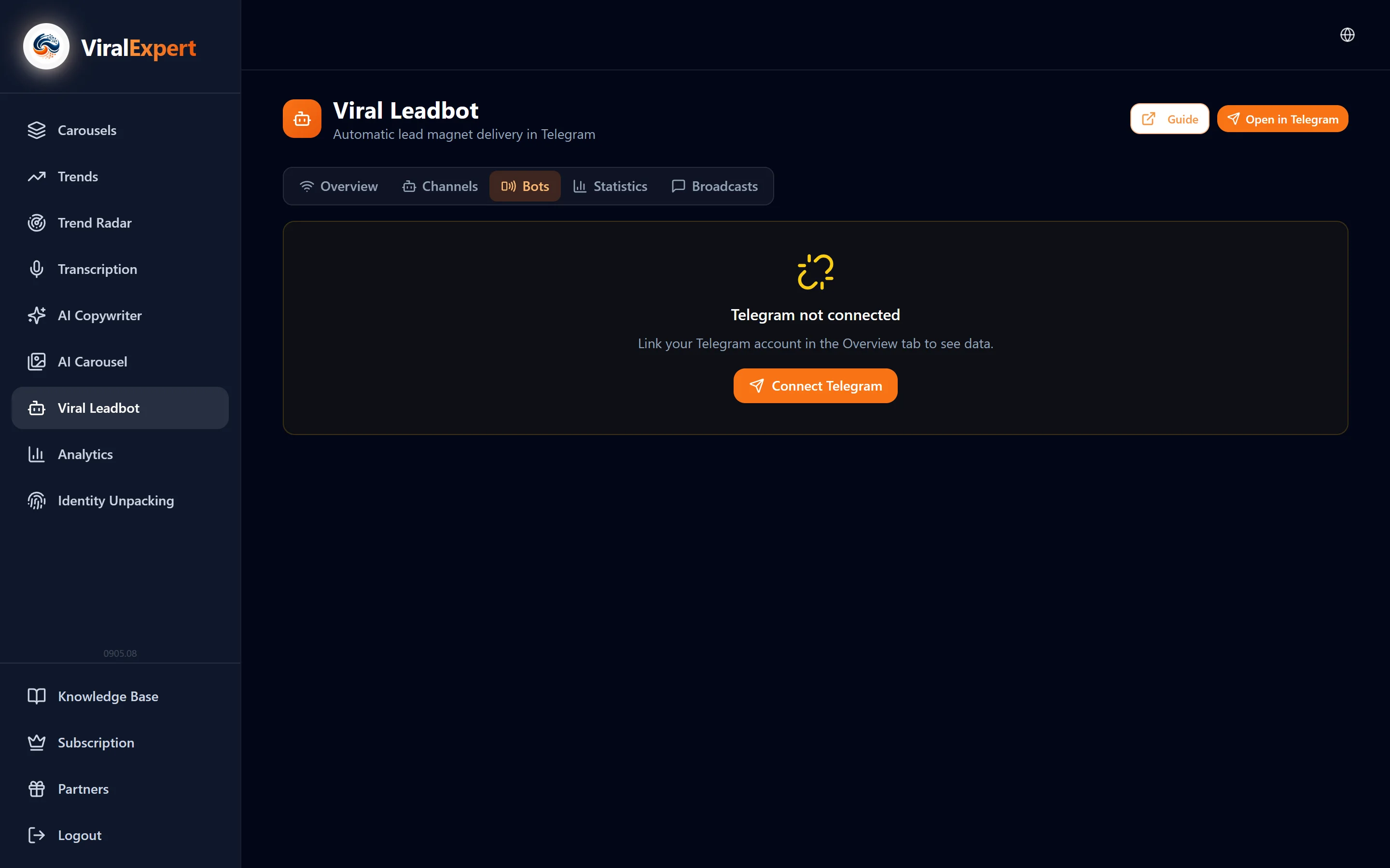 Launch a branded bot